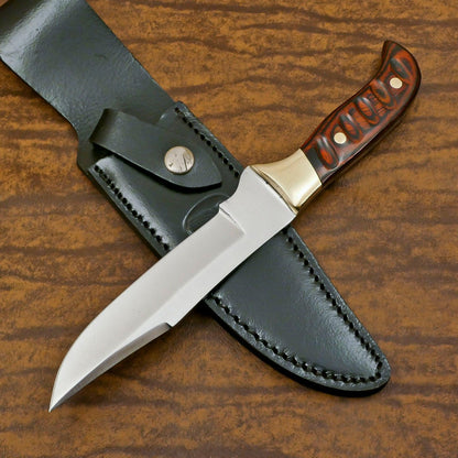 Handmade D2 Steel Full Tang Bowie Knife | 12" Hunting & Outdoor Sport Blade