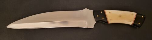 Handmade D2 Tool Steel Hunting Bowie Knife | Survival & Camping | 12" Blade