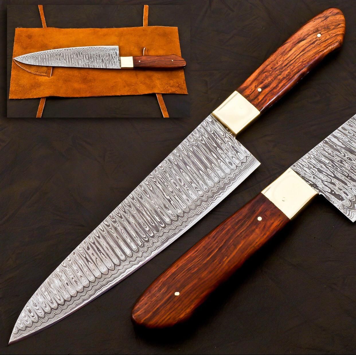 Handmade Damascus Chef Knife Hand Forged Japanese Gyuto Kitchen Knife