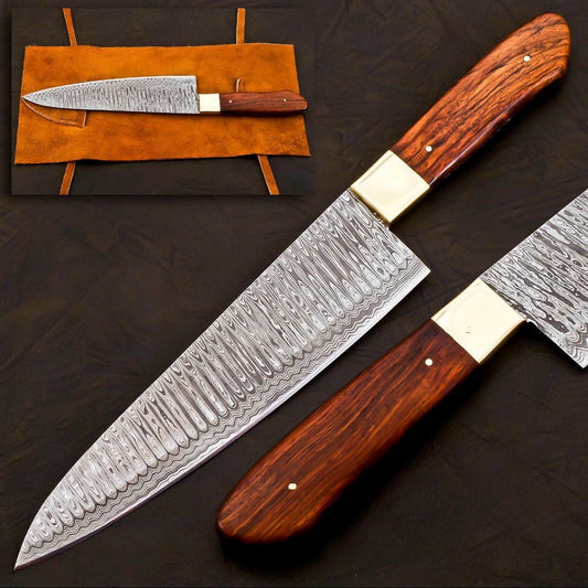 Handmade Damascus Chef Knife Hand Forged Japanese Gyuto Kitchen Knife