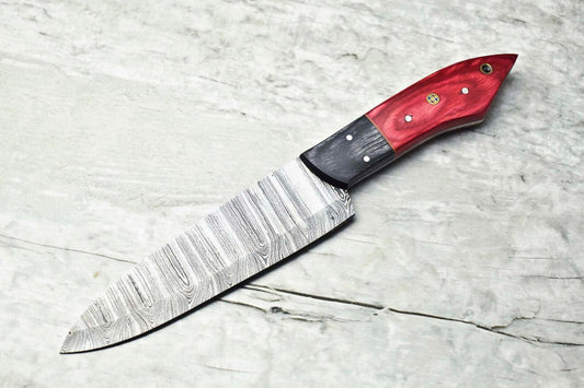 Handmade Damascus Steel Blade Chef Full Tang Knife – Premium Kitchen & Chef Knife