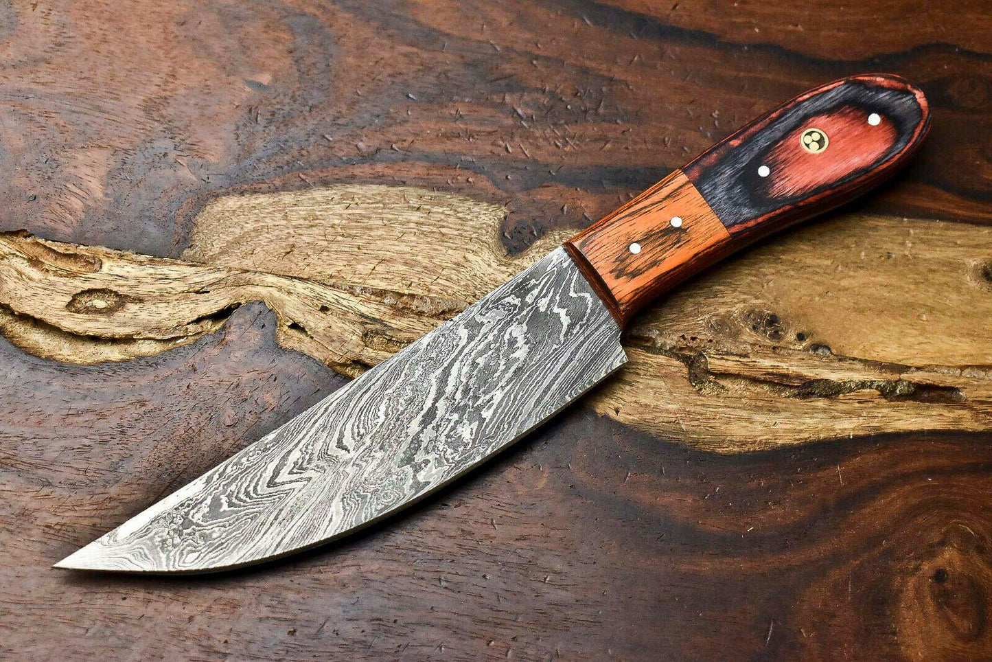  Handmade Damascus Steel Chef Knife  Best Damascus Chef Knife with Pakkawood Handle