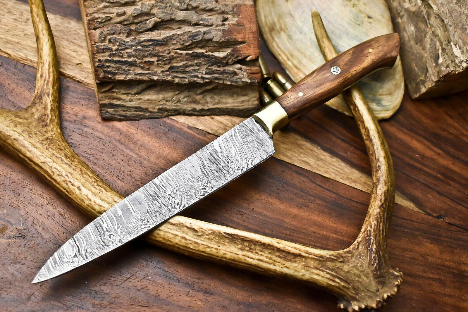 Handmade Damascus Steel Chef Knife – Full Tang Kitchen Blade