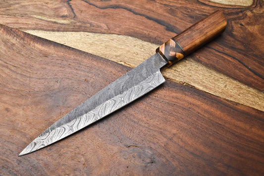 Handmade Damascus Steel Kitchen Full Tang Chef Knife – 384 Layers, Razor Sharp