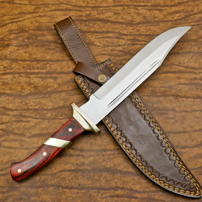 Heavy-Duty 12-Inch D2 Steel Full Tang Huge Bowie Hunting & Sport Knife
