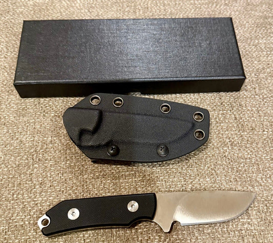 Mini Skinner Knife – Stainless Steel Blade with G10 Handle & Sheath