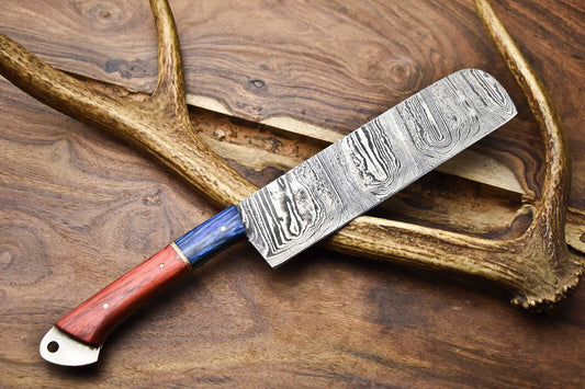 Premium 12" Handmade Damascus Steel Kitchen Chef Knife – Full Tang Blade