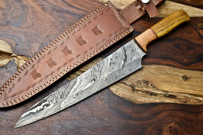 Premium Handmade Damascus Steel Chef Knife 