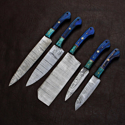 Premium Handmade Damascus Steel Chef Knife – Full Tang 