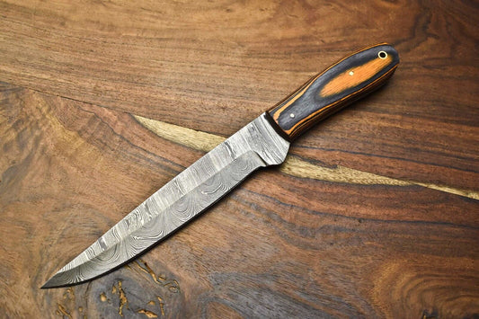 Premium Handmade Damascus Steel Chef Knife – Full Tang, Collector’s Edition