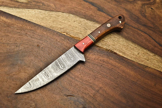 Rare Custom Handmade Damascus Steel Blade Kitchen Full Tang Chef Knife, Precision Forged for Professional and Home Chefs