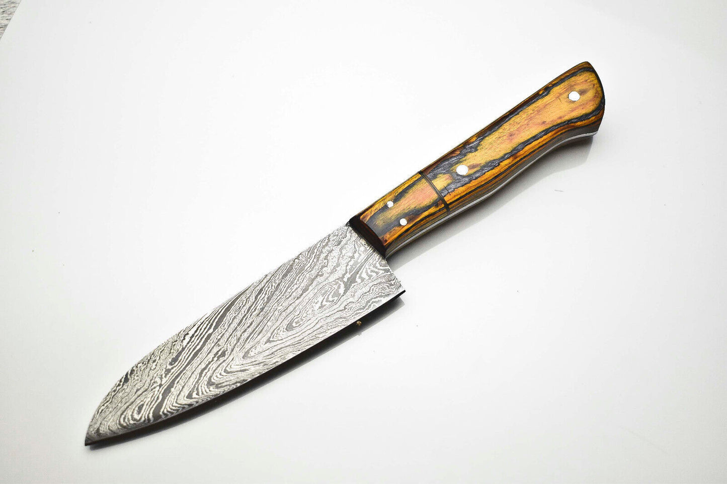  Salvation Handmade Damascus Steel Full Tang Kitchen Chef Knife 