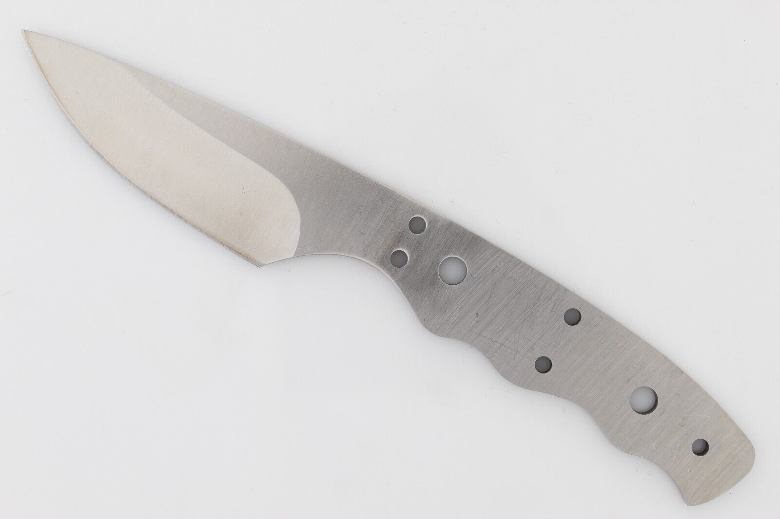 Skinner Knife Blank – 6" Stainless Steel Fixed Blade for Knife Making