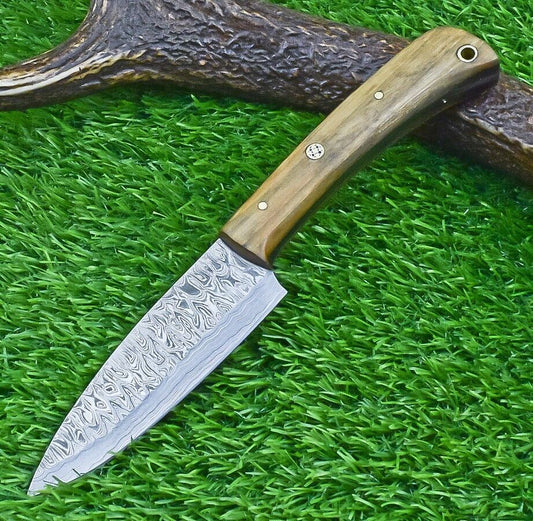 Stunning Hand Forged Damascus Steel Blade Kitchen Chef Knife – Kitchen & Hunting Knife