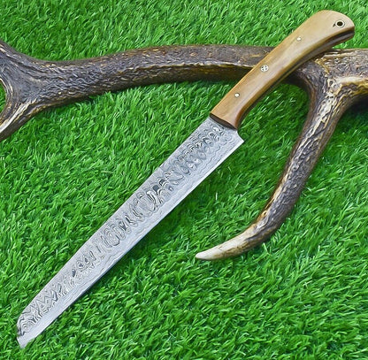 tunning Hand Forged Damascus Steel Blade Kitchen Chef Knife – Premium EDC & Camping Knife